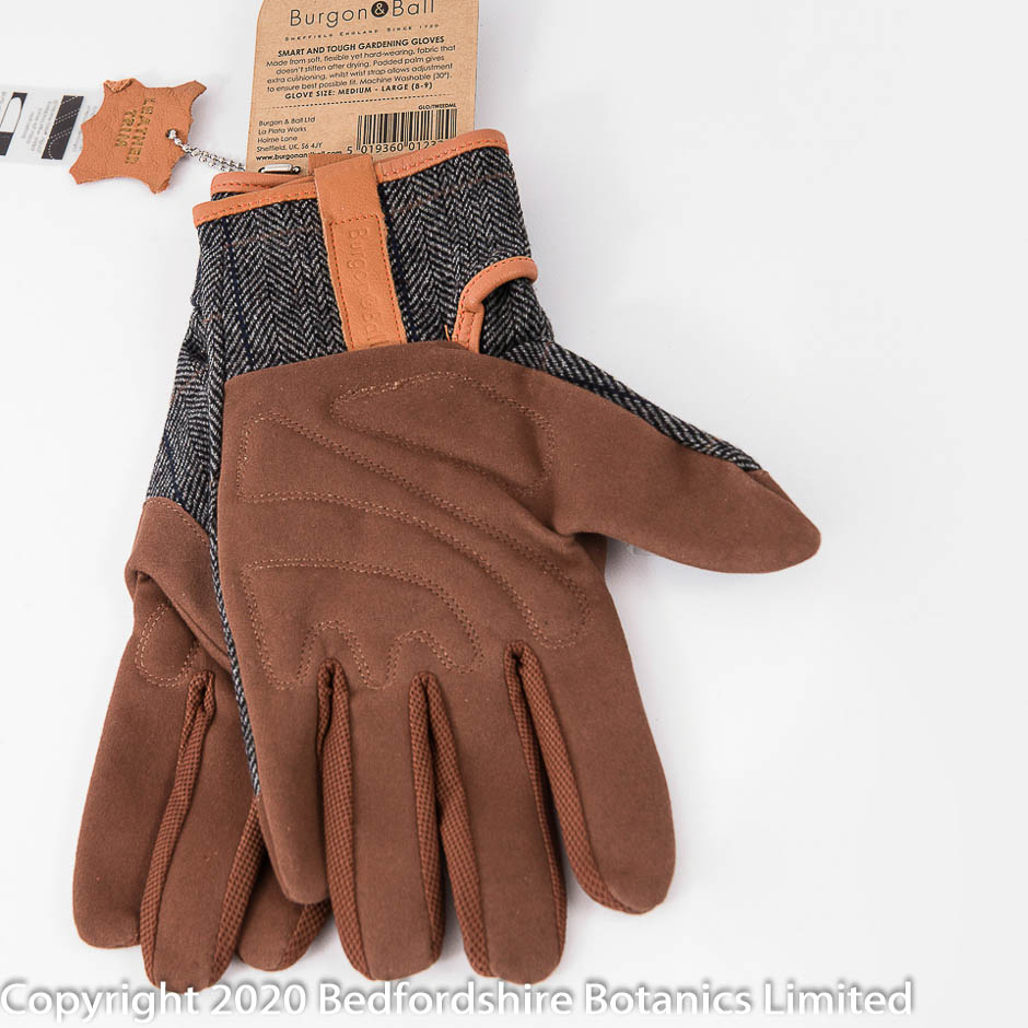 NEW Dig The Glove High Performance Gardening Gloves for Men Tweed Med/Lg 